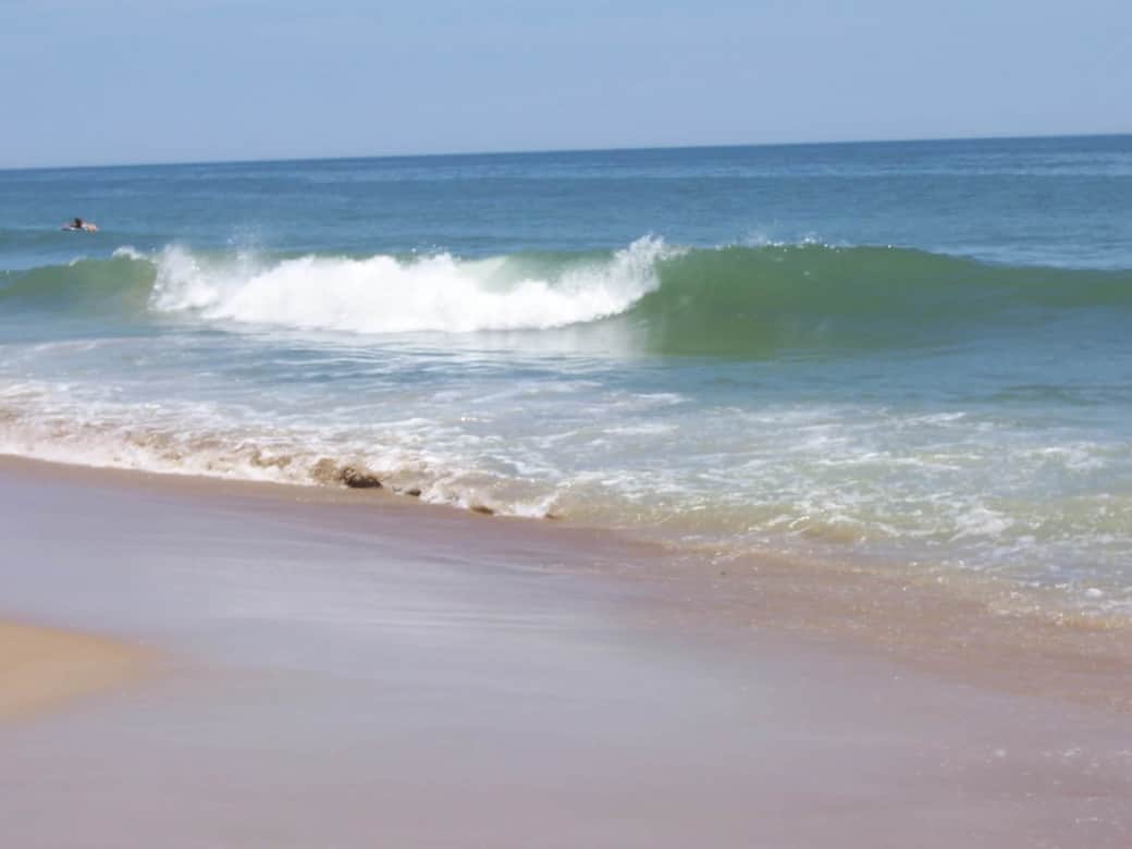 The shoreline