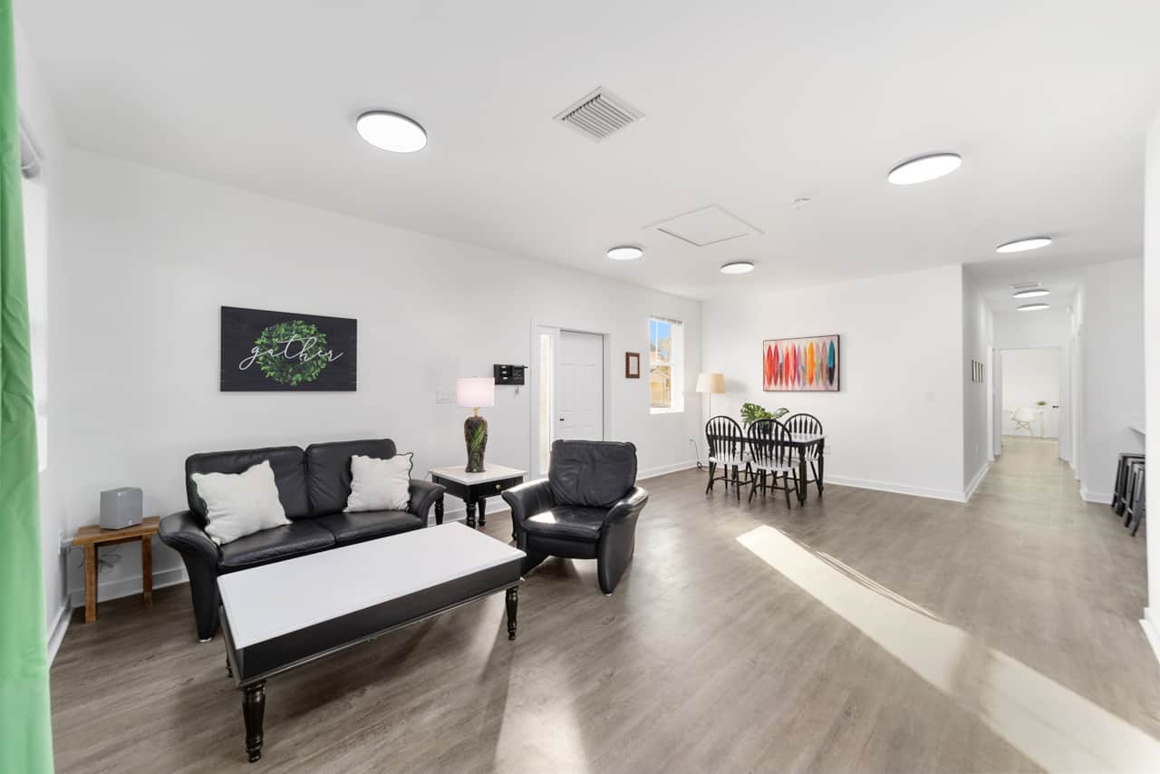 Spacious living area