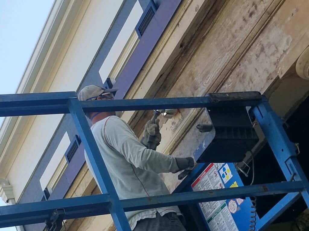 Restoring the columns