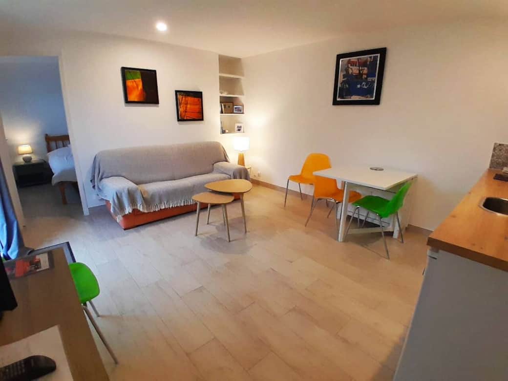 La pièce de vie, idéale pour se détendre