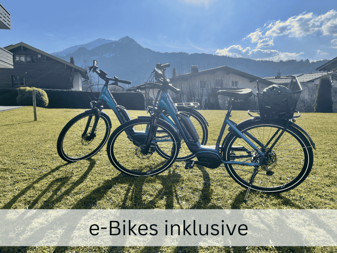 e-Bikes inklusive