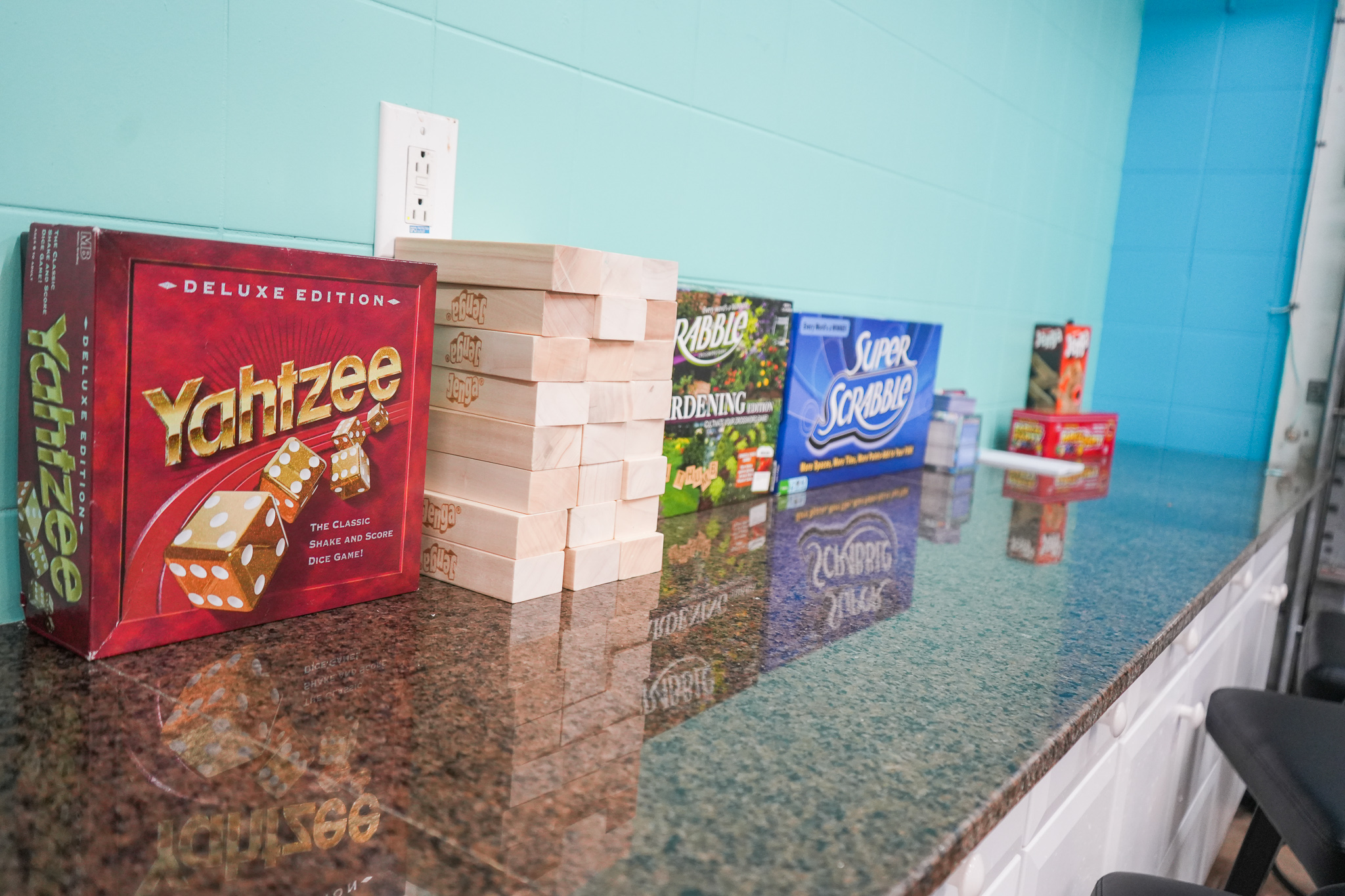A fun-filled space with games for hours of entertainment.