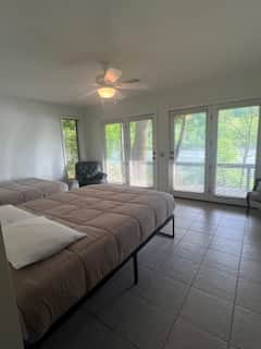 BEDROOM WITH SCENIC VIEW OF THE WHITE RIVER BEDROOM WITH SCENIC VIEW OF THE WHITE RIVER