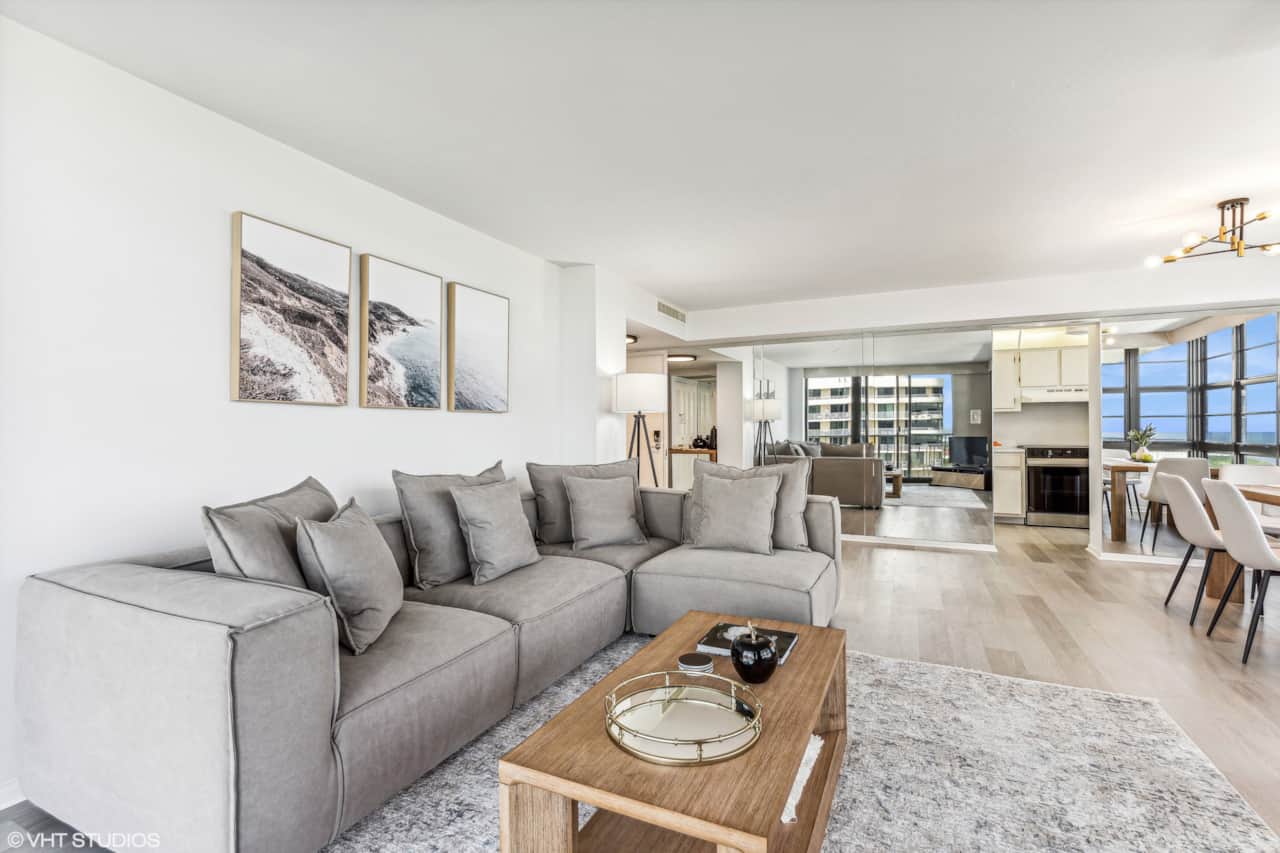 The living room