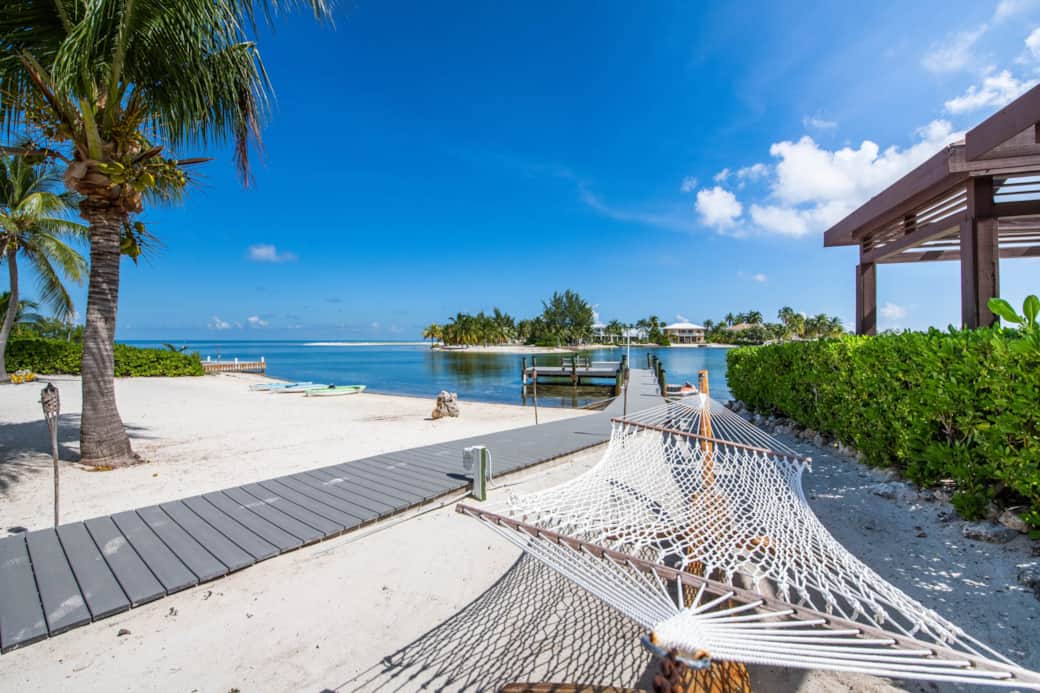 Hammock on beach 