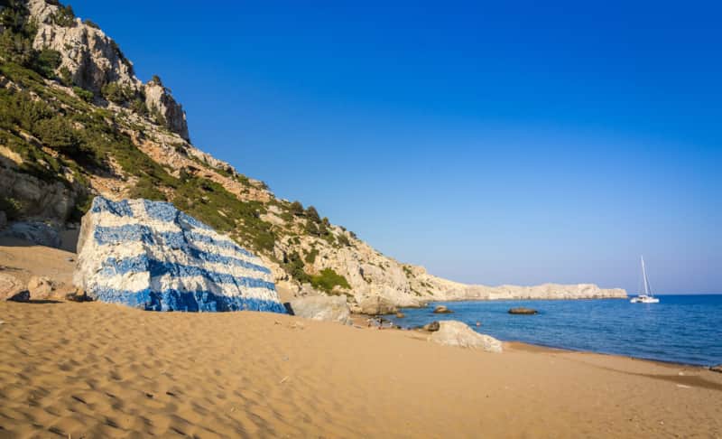Stranden op Rhodos – Tsambika Beach