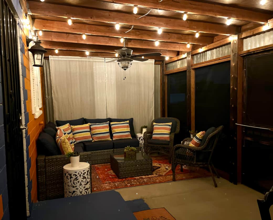 enclosed patio