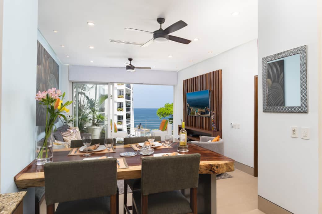 Dining Area & Living Room