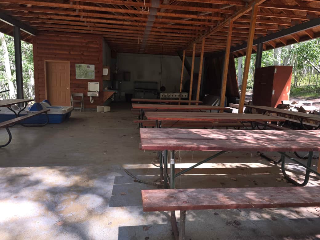 Pavilion inside view