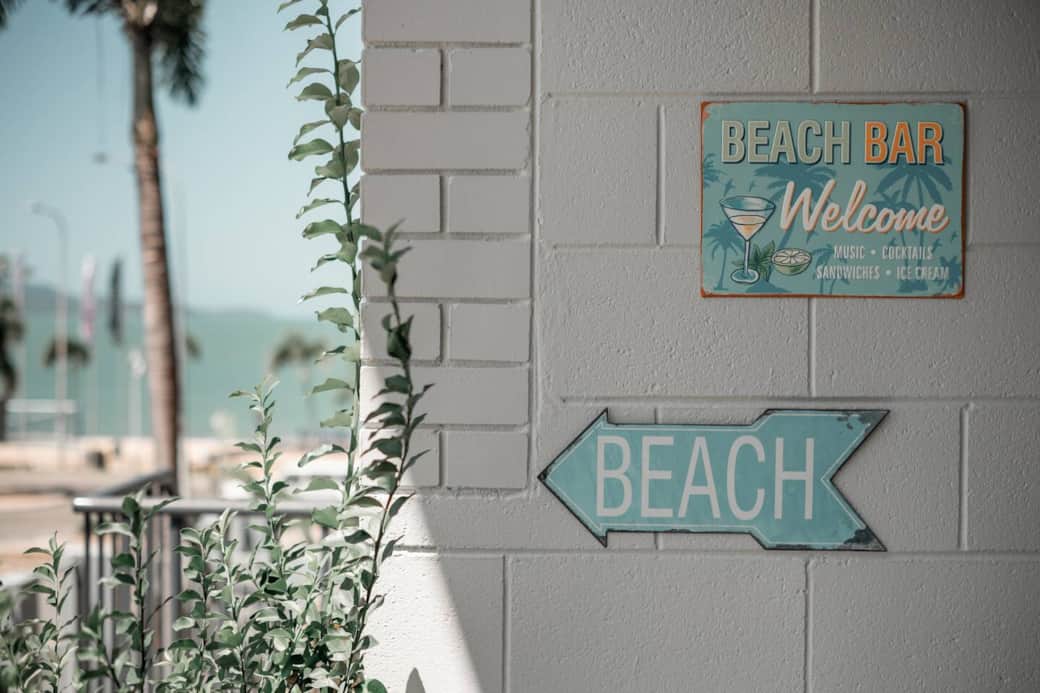 Welcome to the beach bar, your perfect spot near the strand. 