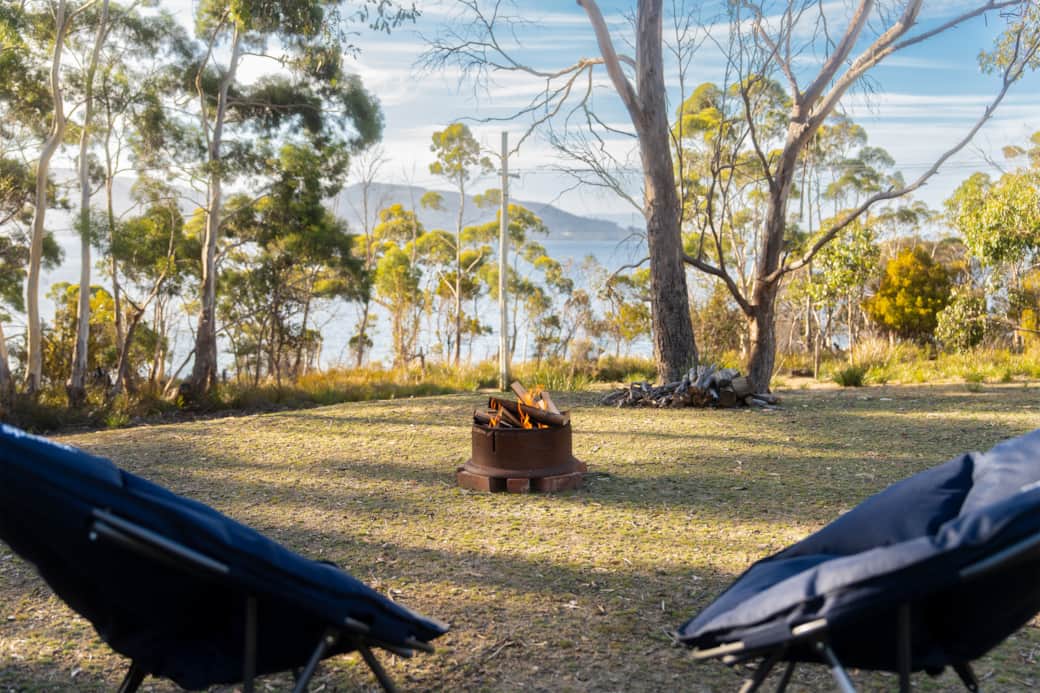 Romantic oceanview studio in Alonnah Bruny Island