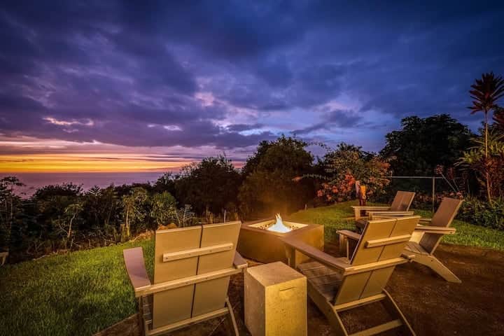 Fire Pit & Sunset
