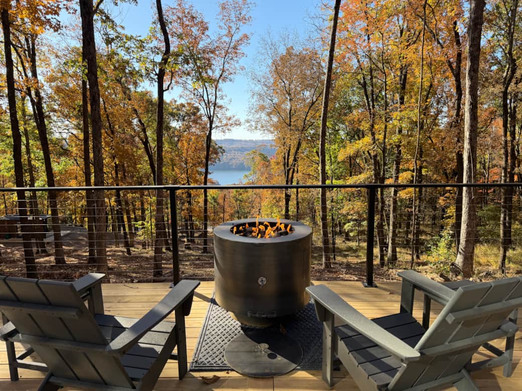 Firepit on Deck