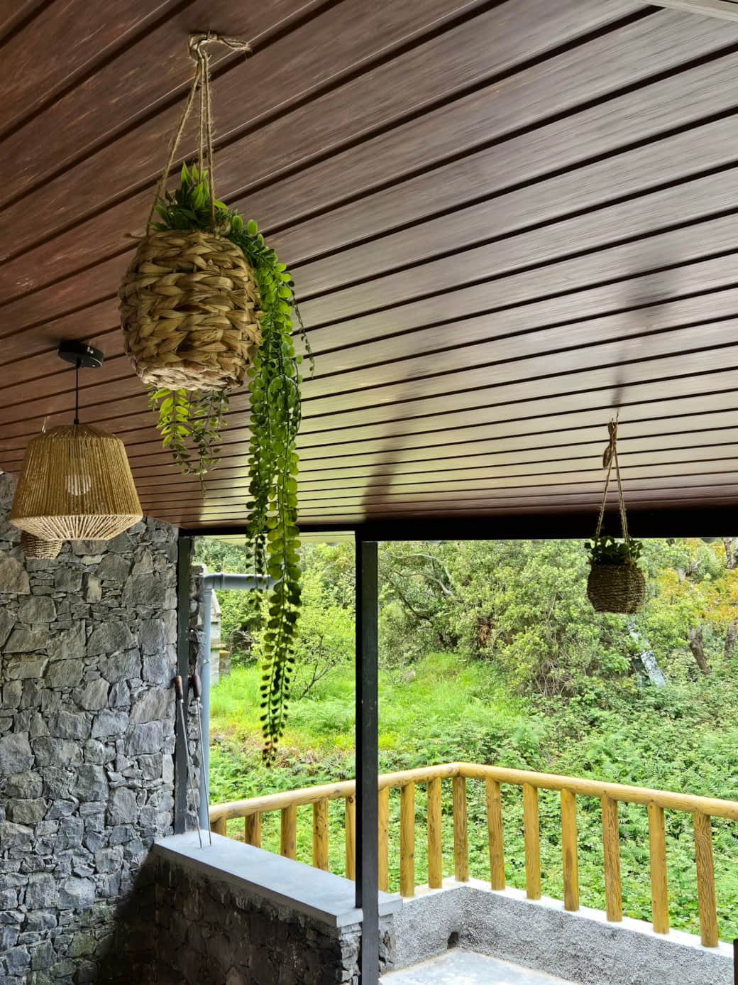 Casa Hernani Covered Grilling area