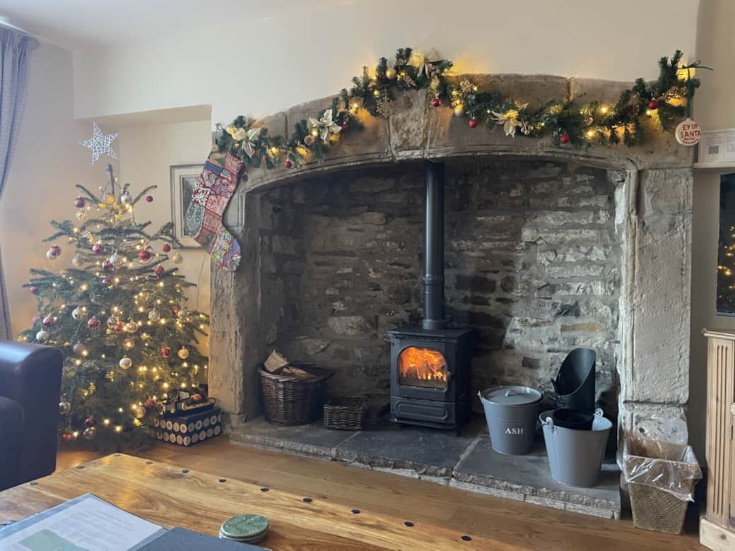 Celebrate Christmas with a real tree (normally early December until New Year)