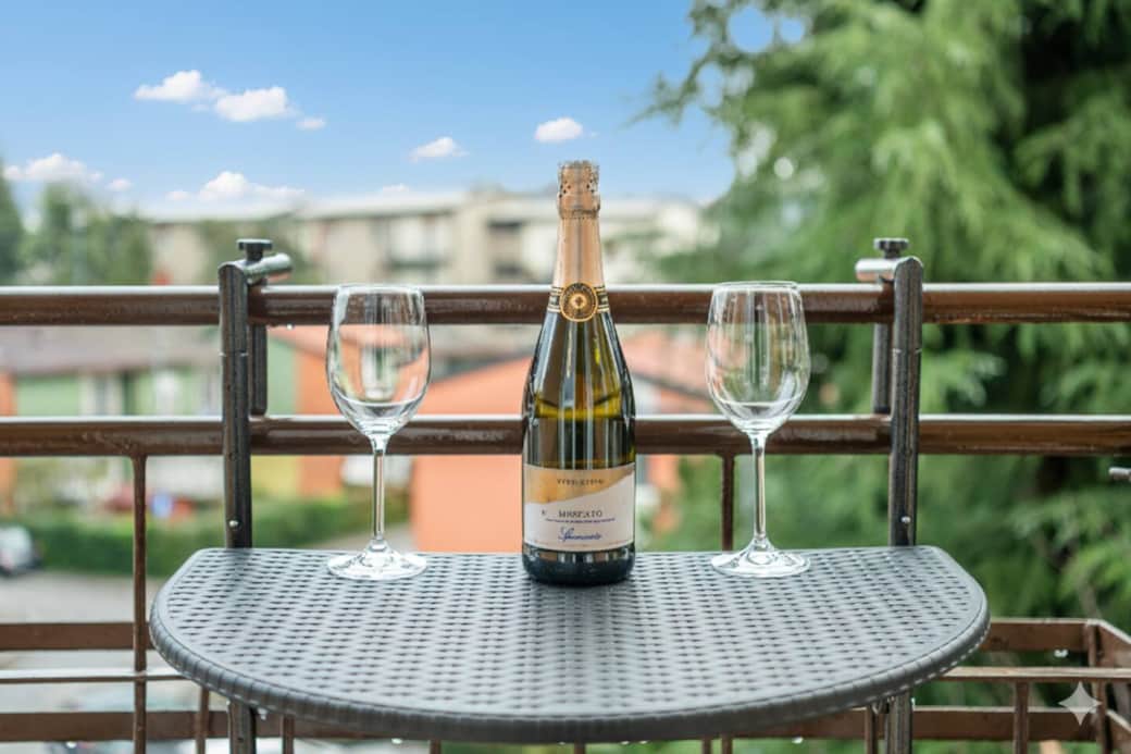 Piccolo balcone con bella vista