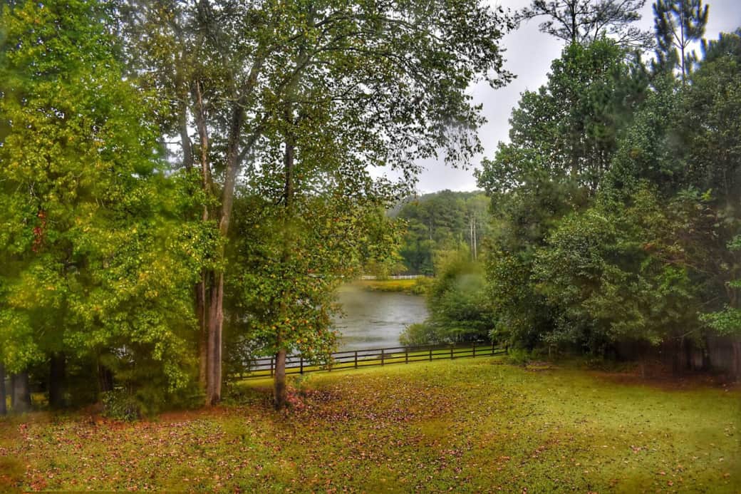 Lake view in early fall
