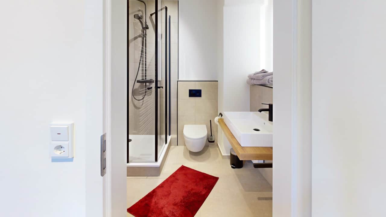Moderne und hochwertige Ausstattung im N°8A Boardinghouse Lüneburg