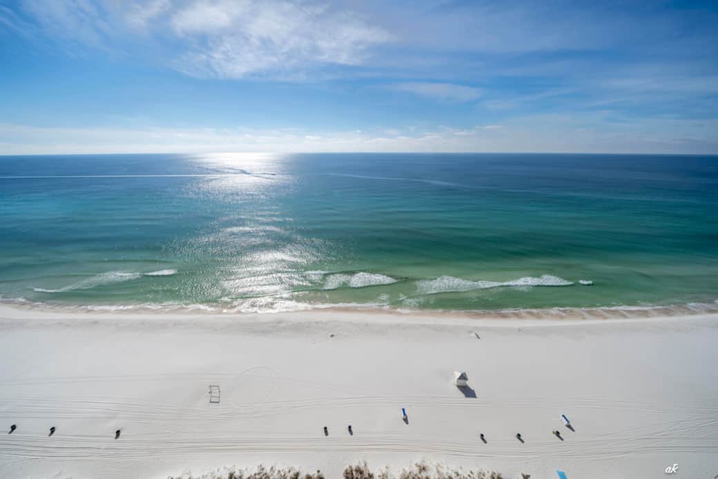Panama city beach oceanfront condo balcony view majestic beach