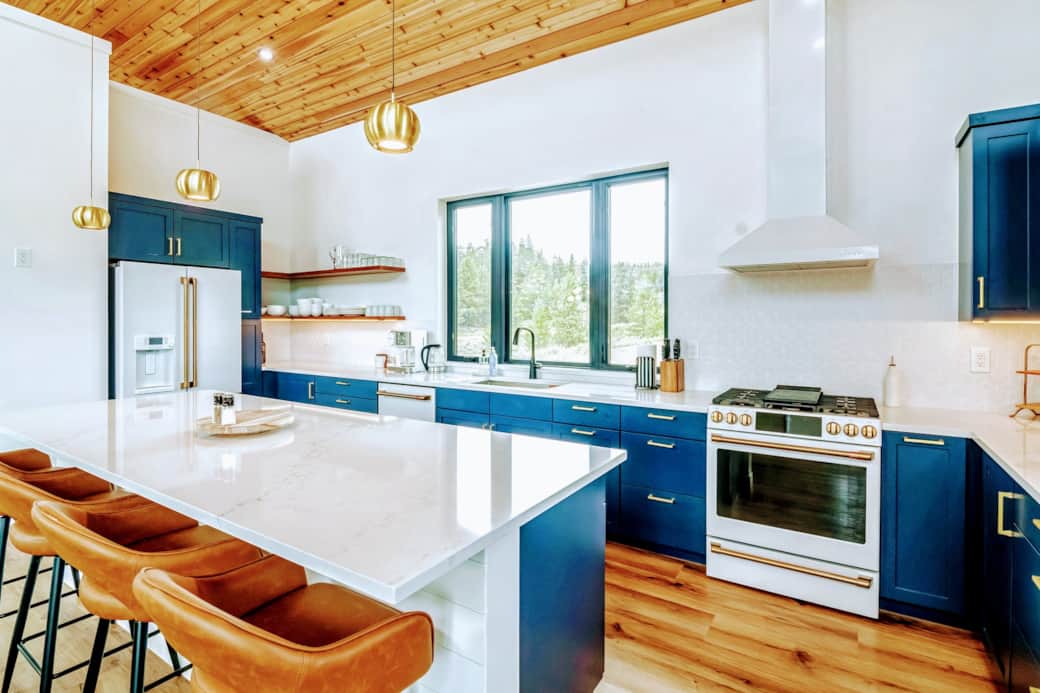 Well stocked chef's kitchen - high-end Cafe line appliances - coffee, tea, oil & spices Well stocked chef's kitchen - high-end Cafe line appliances - coffee, tea, oil & spices