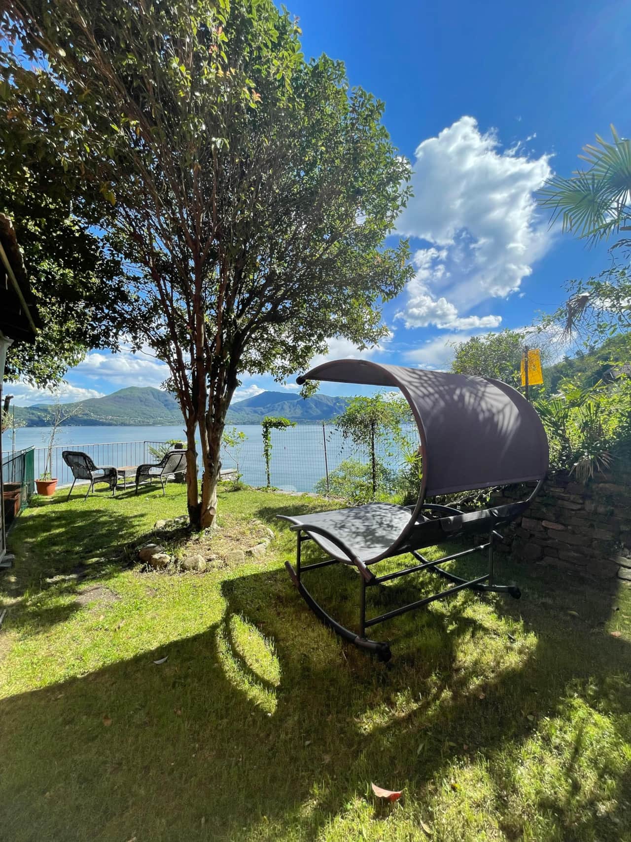 Garten Seeblick Villa Angelina Lago Maggiore cannero riviera ambra