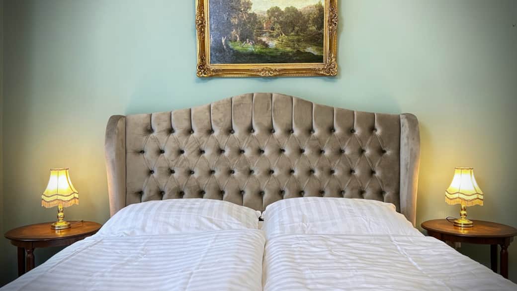 Bequemes Queensize-Boxspringbett