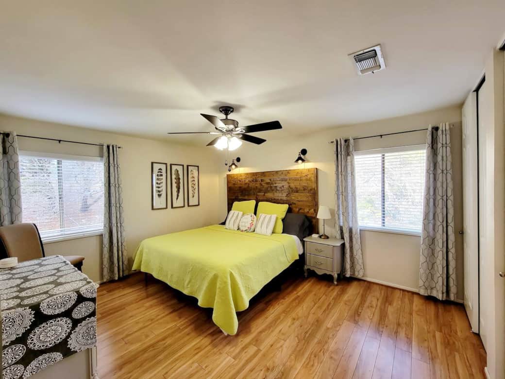 Master king bedroom upstairs.