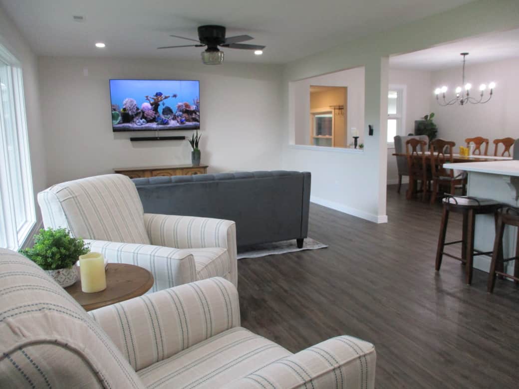 Open Concept Living Area
