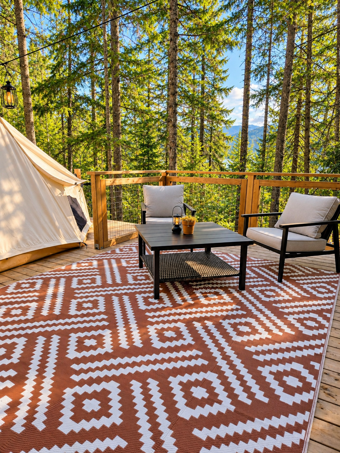 Private Deck Among the Trees