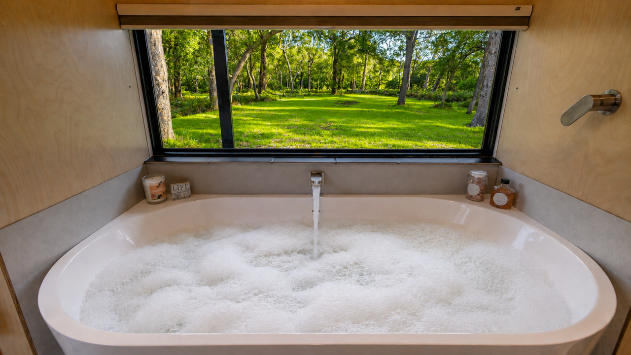 Draw a Relaxing Bath with a View 