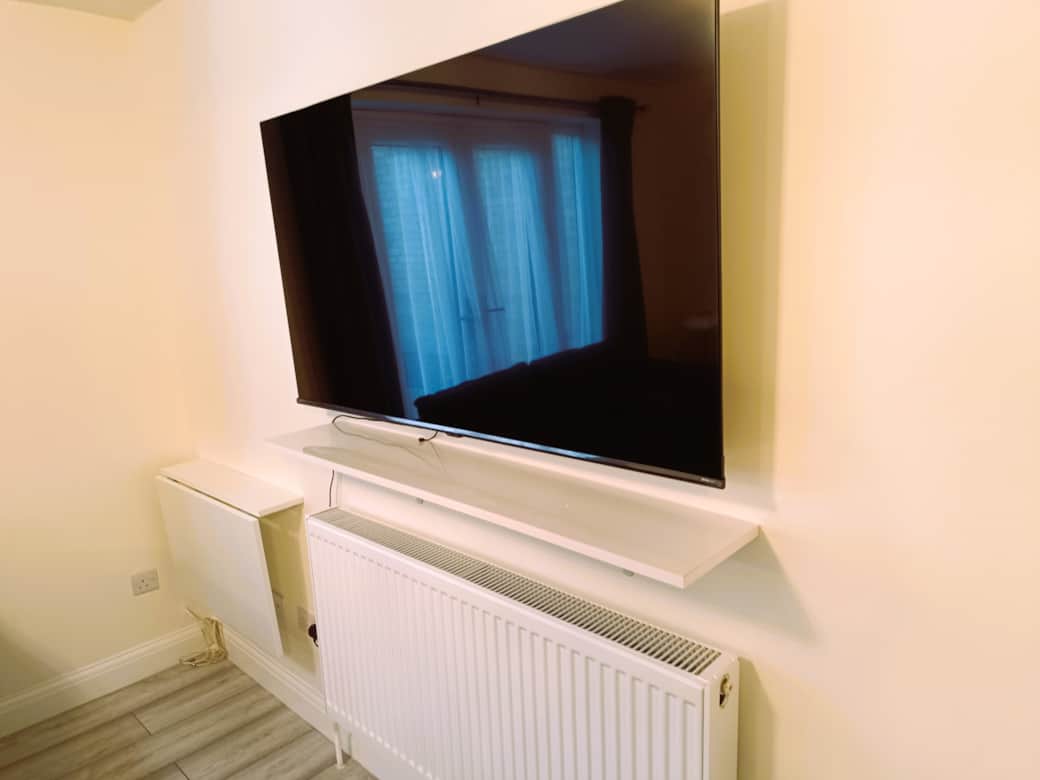 Smart 55" Wall Mounted T.V