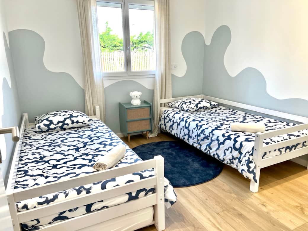 Chambre 2 - 3 lits simples (dont 1 lit tiroir)
