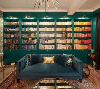 Booklovers will love the huge book collection in the library. Booklovers will love the huge book collection in the library.