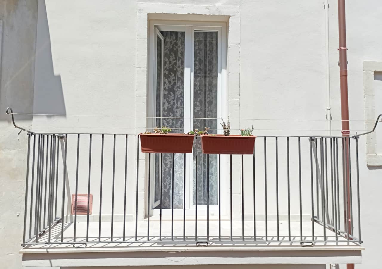Luminoso balcone.