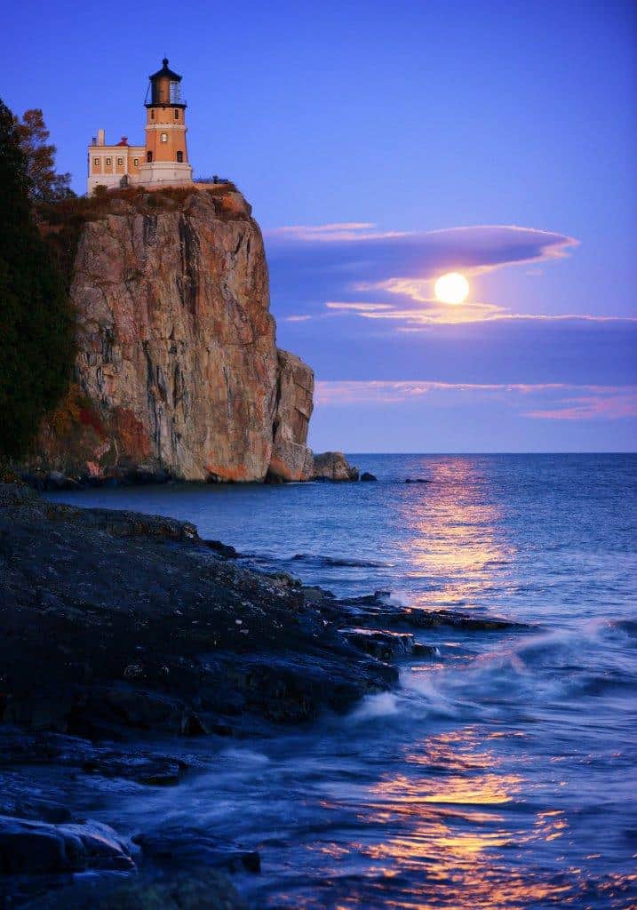 Split Rock Lighthouse is the most photographed lighthouse in the nation.  5 minutes away.  Copyright Mike Shaw Photography