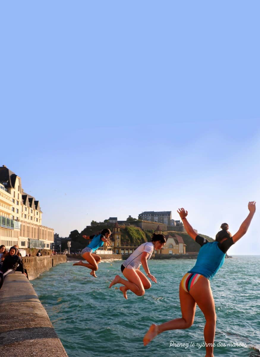 plage du plat gousset, à Granville