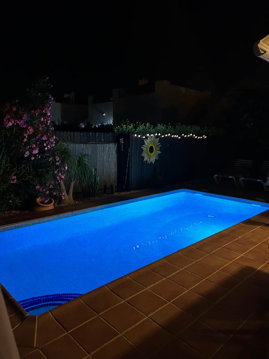 Pool by night