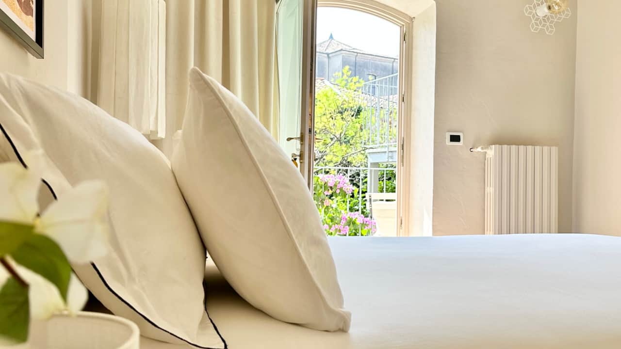 Apartment - Bedroom with Air Con and balcony