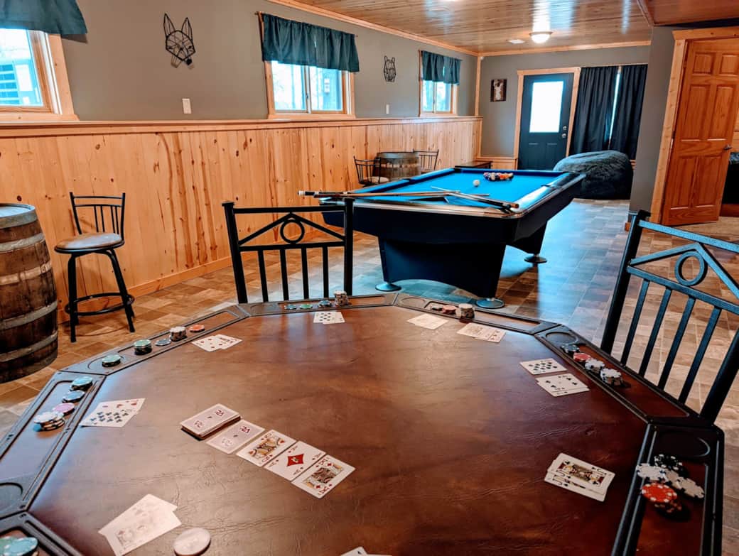 Game Room Poker Table