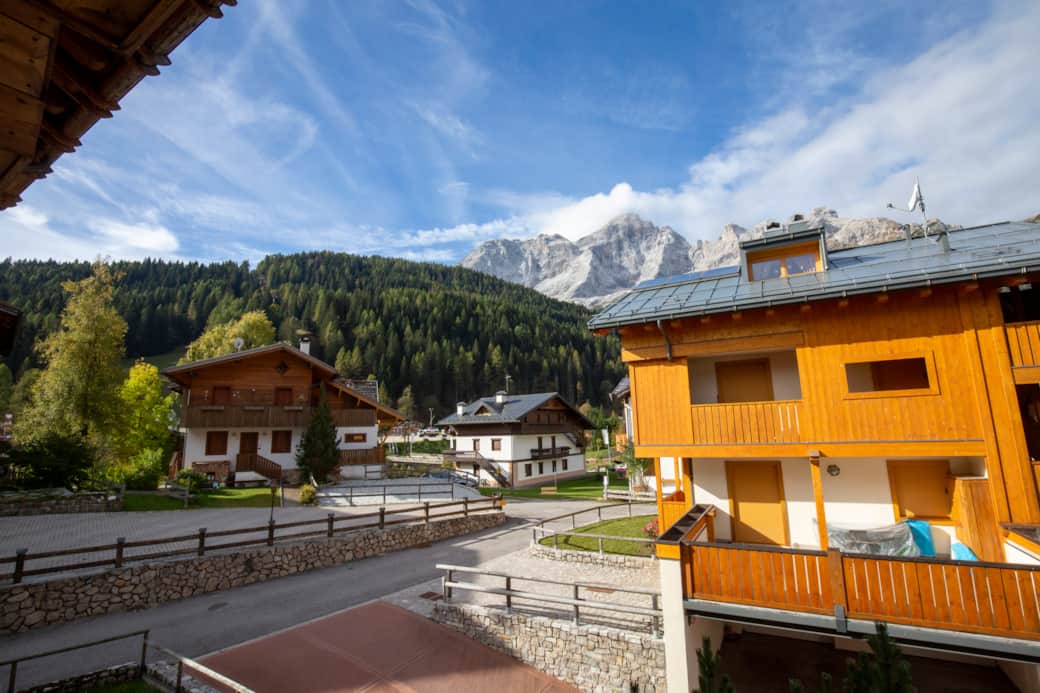 Vista sugli impianti di risalita