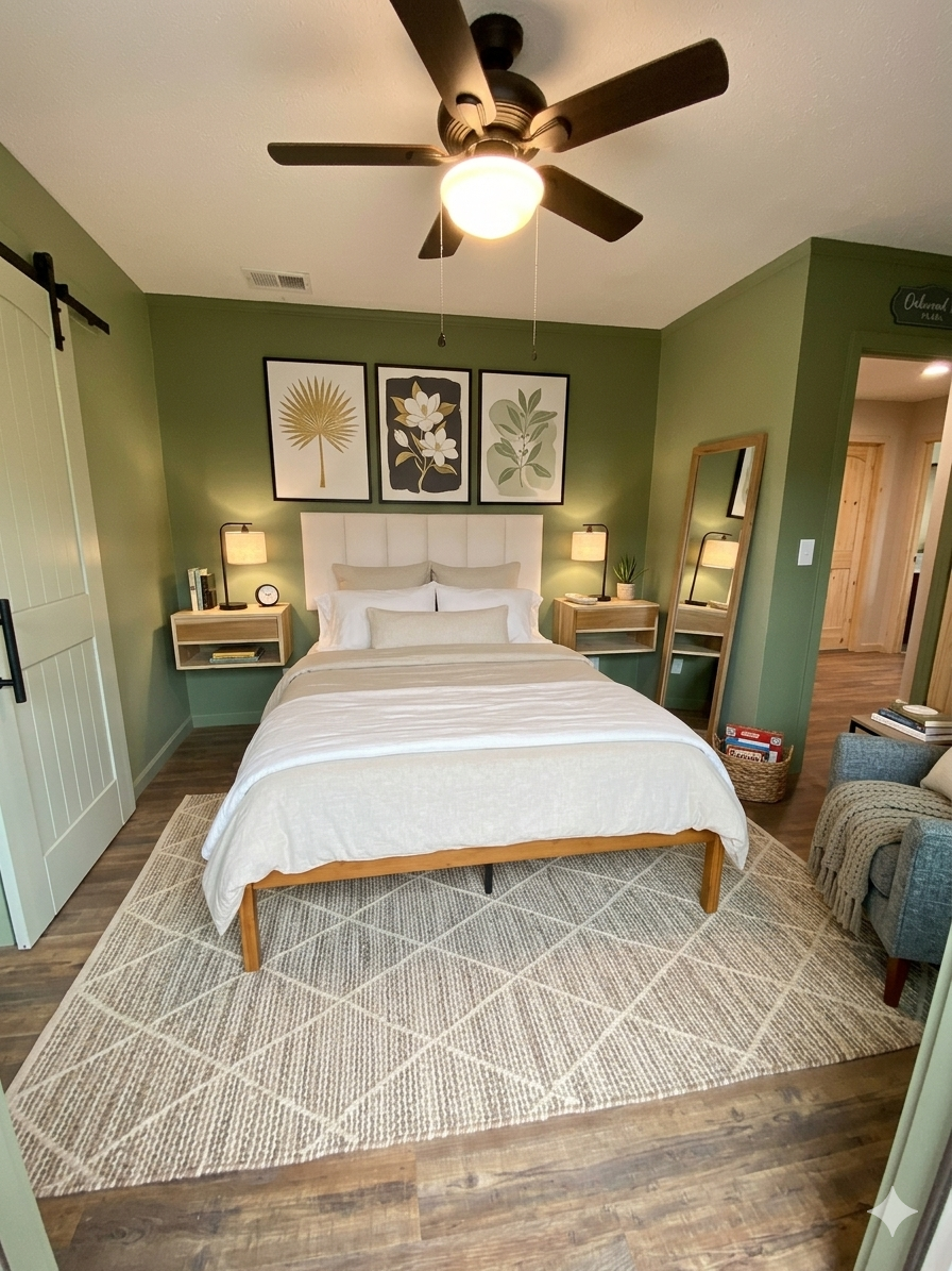 Green Bedroom Gemini