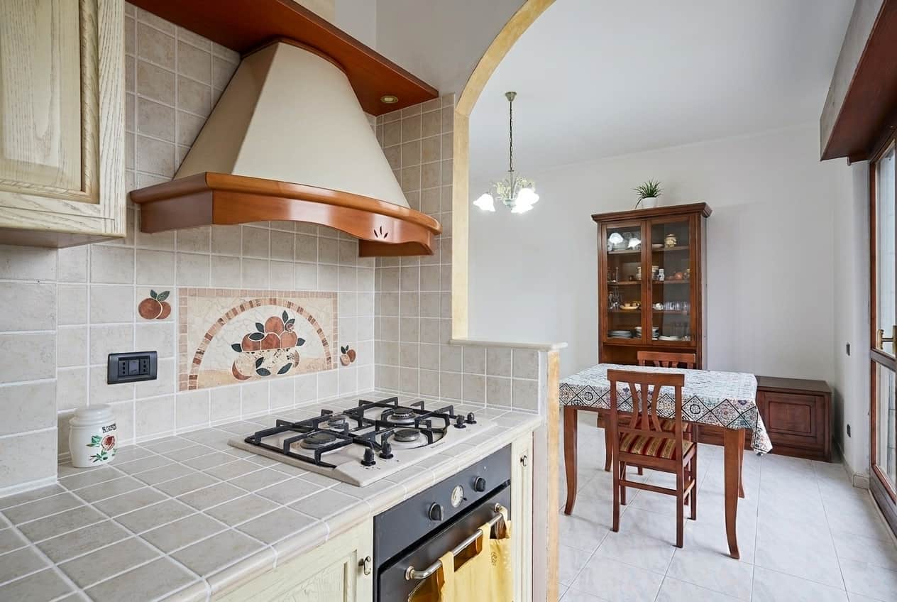Angolo cottura Cucina attrezzata AP Holiday House Roma