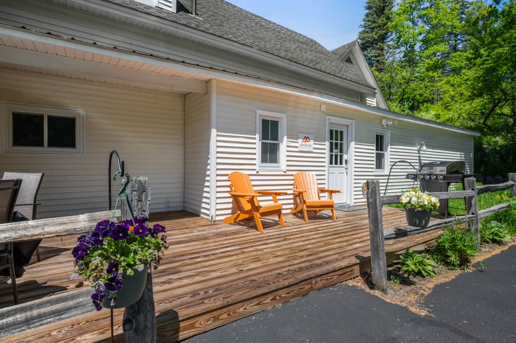When the weather is nice enjoy the back deck. When the weather is nice enjoy the back deck.