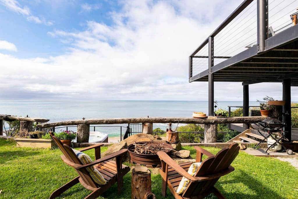 Firepit view to ocean Firepit view to ocean