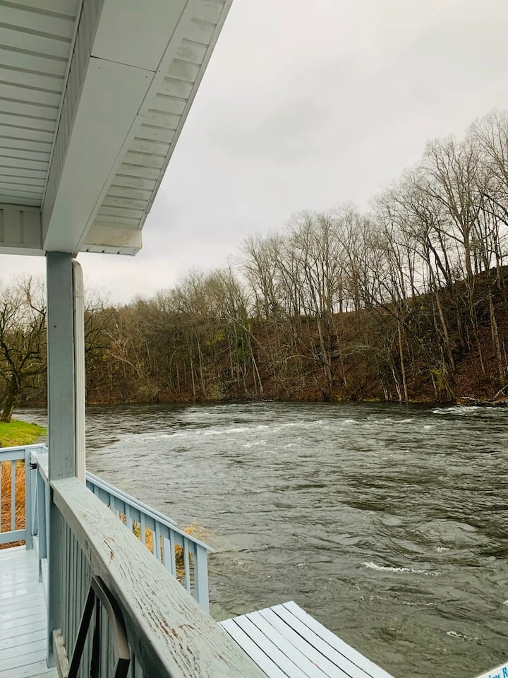 View from Deck over River