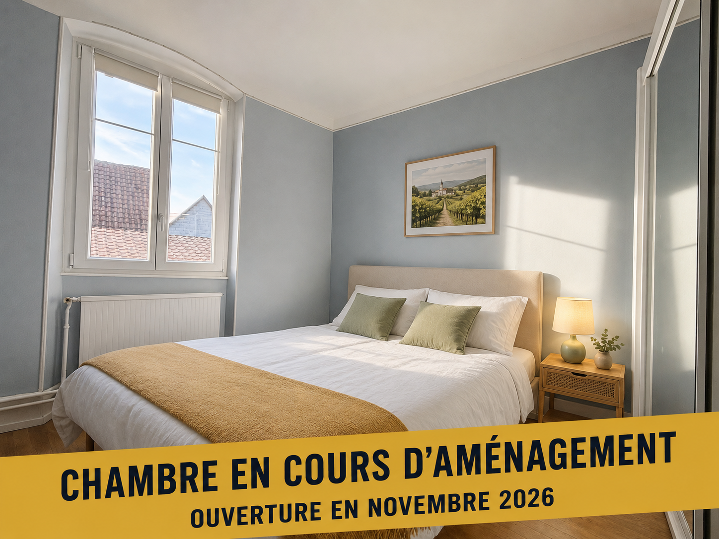 Chambre Vigneronne en cours d’aménagement