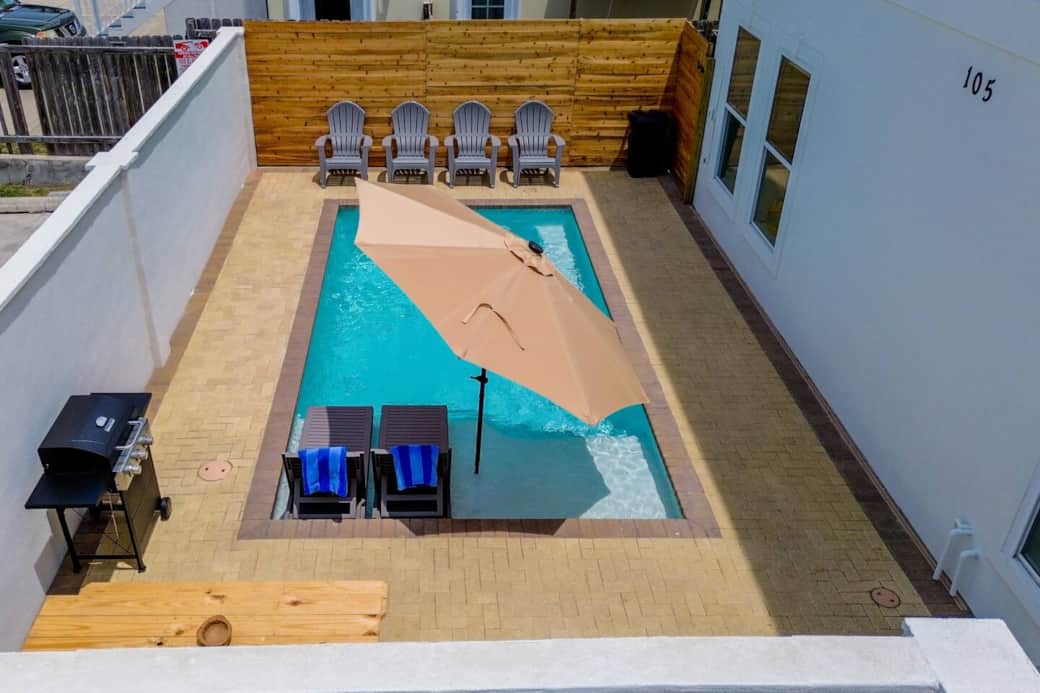 This Beautiful pool area is just for you and your guests!