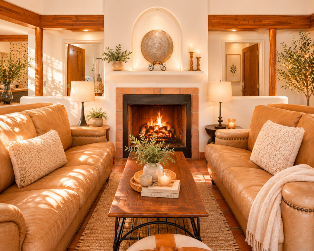 Cozy Livingroom with Fireplace