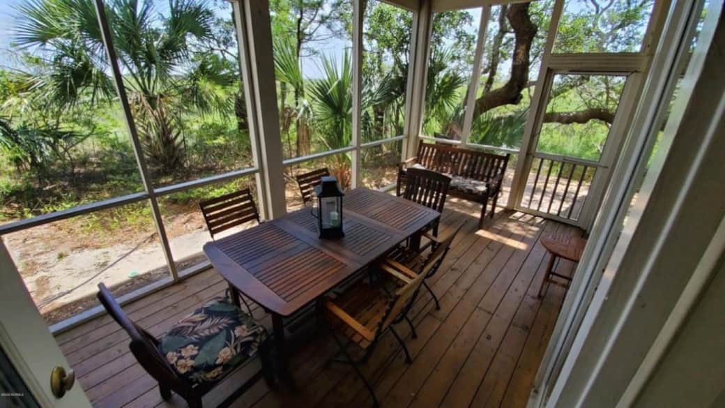 screened porch view. with gas grill. screened porch view. with gas grill.
