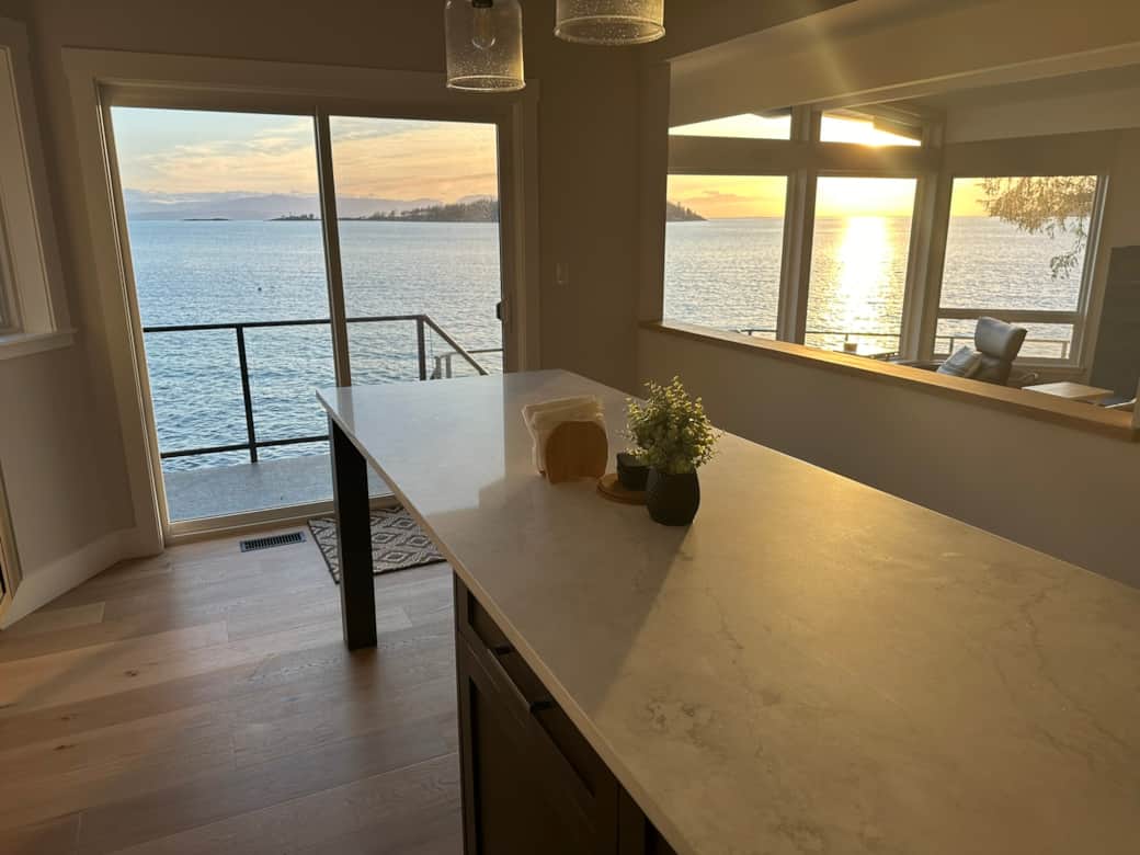 Winter Sunset Kitchen
